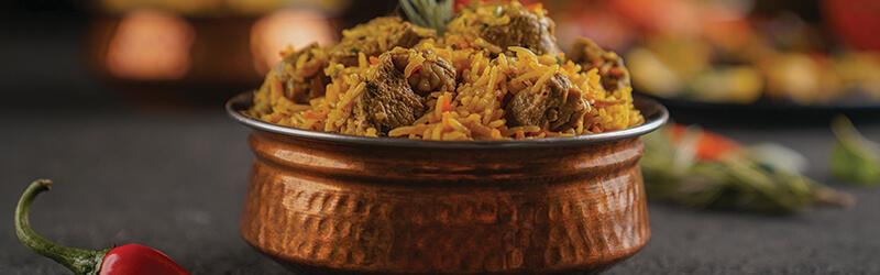 Chutney Corner sell Biryani Dishes available for takeaway in Christchurch